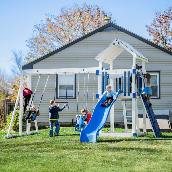 Shooting Star Climber Vinyl Swingset