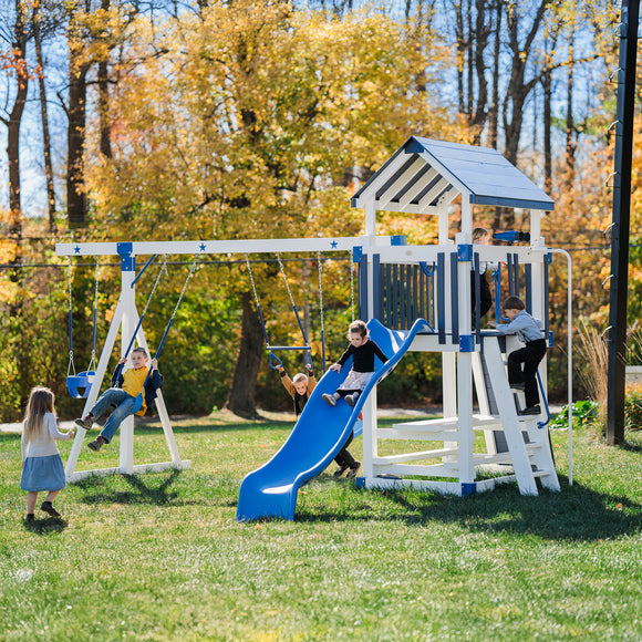 Solar Vinyl Swingset