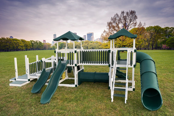 Slide Kingdom Commercial Vinyl Swing Set