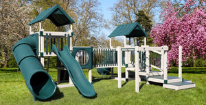 Star Palace Commercial Vinyl Swing Set