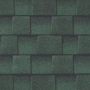 Green architectural shingles sample