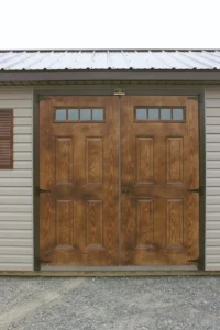 Chestnut Stained Doors